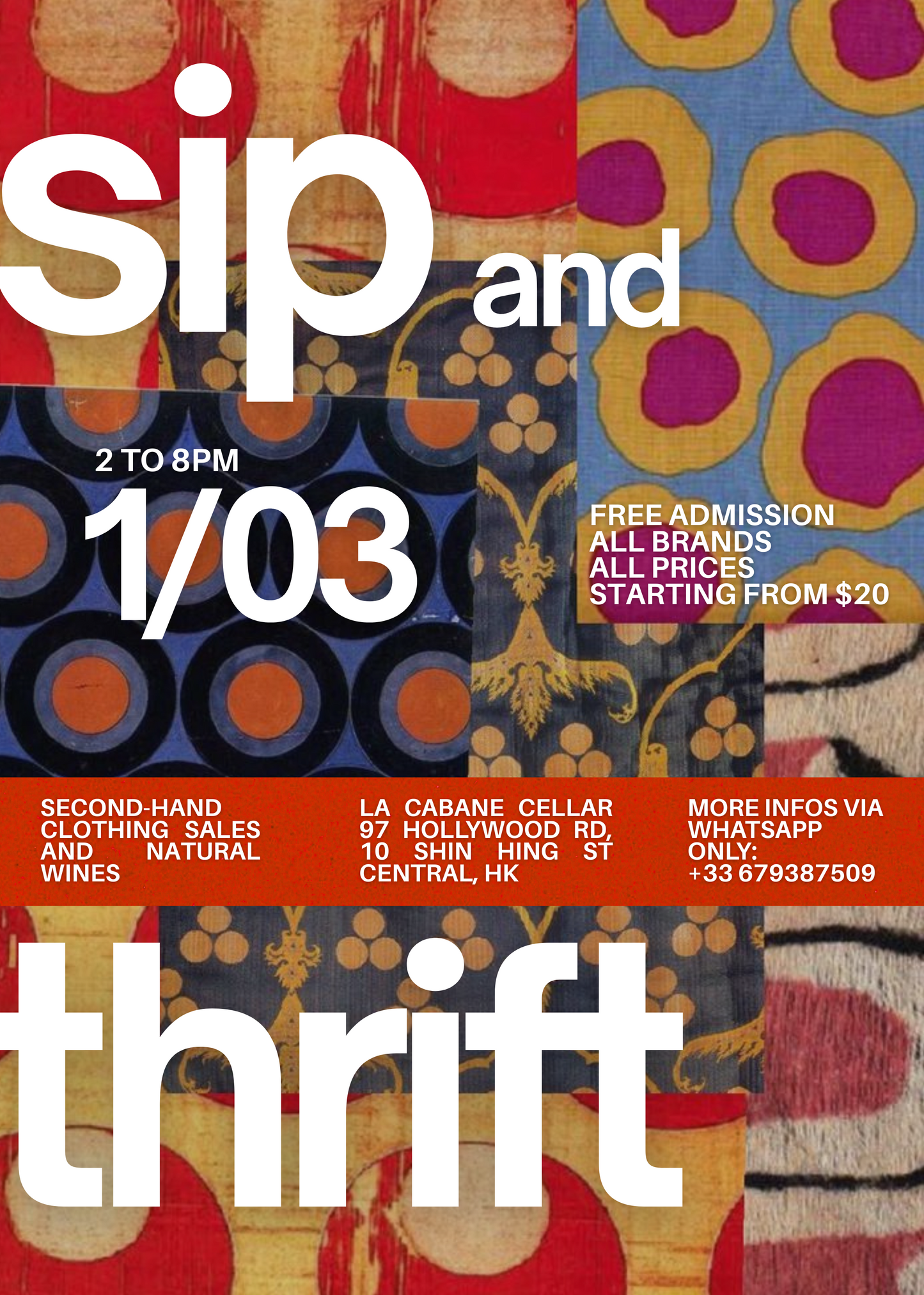 Sip & Thrift: A Cellar Pop-up 01.03