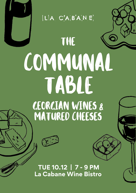 The Communal Table: Matured cheeses & Georgian wine pairing 10.12.2024