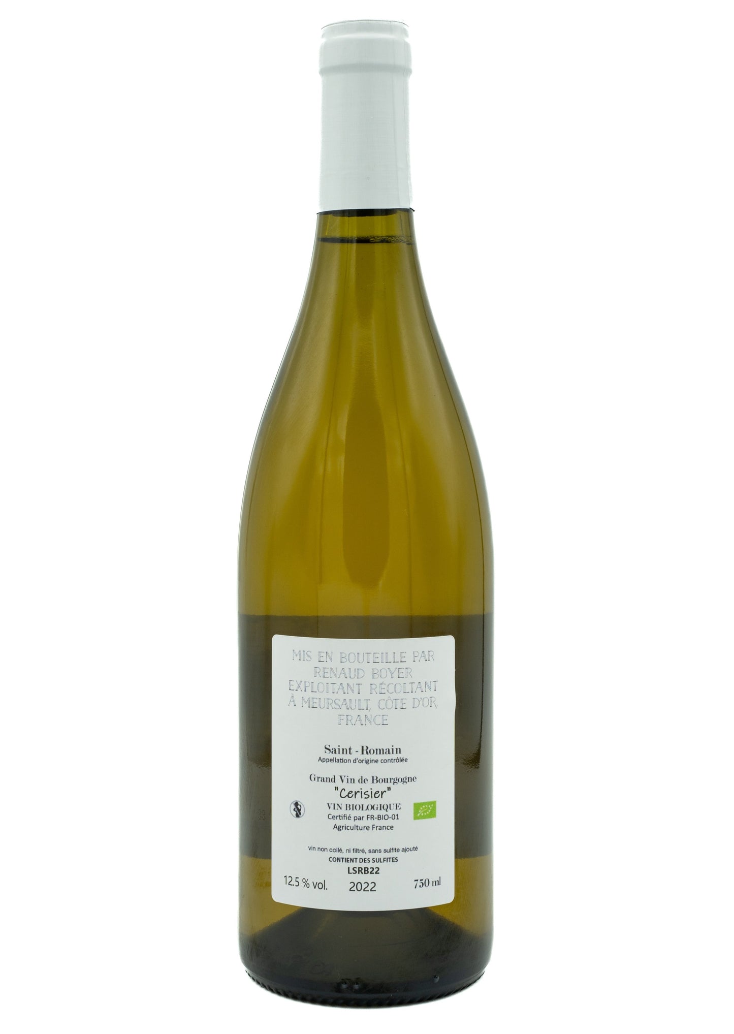 Renaud Boyer Saint Romain Blanc Le Cerisier 2022