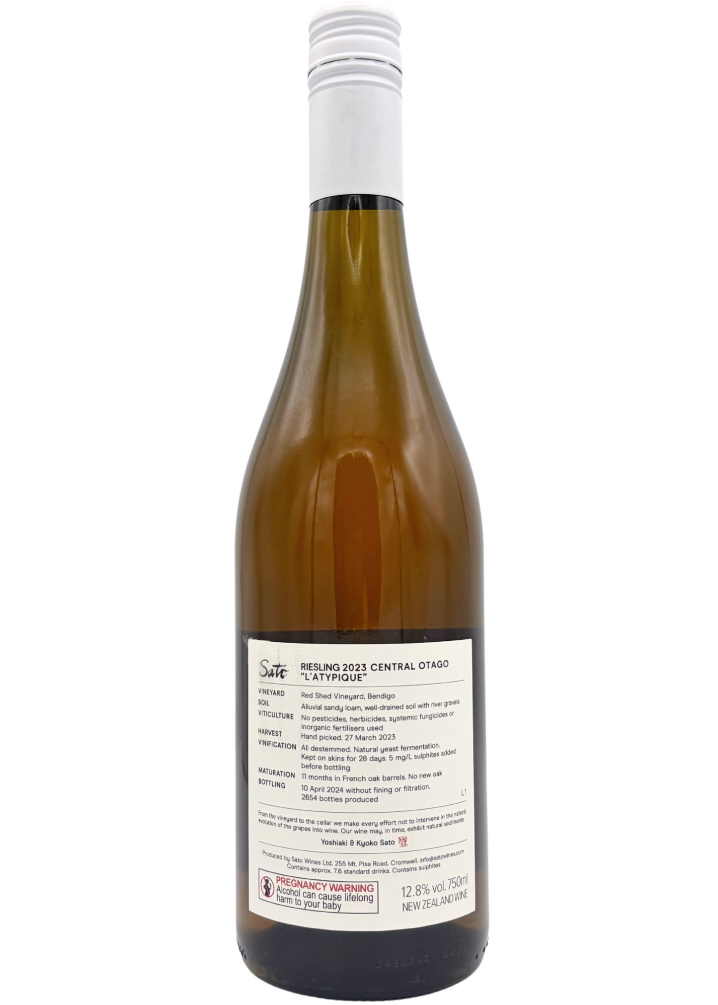 Sato Riesling L'Atypique 2023